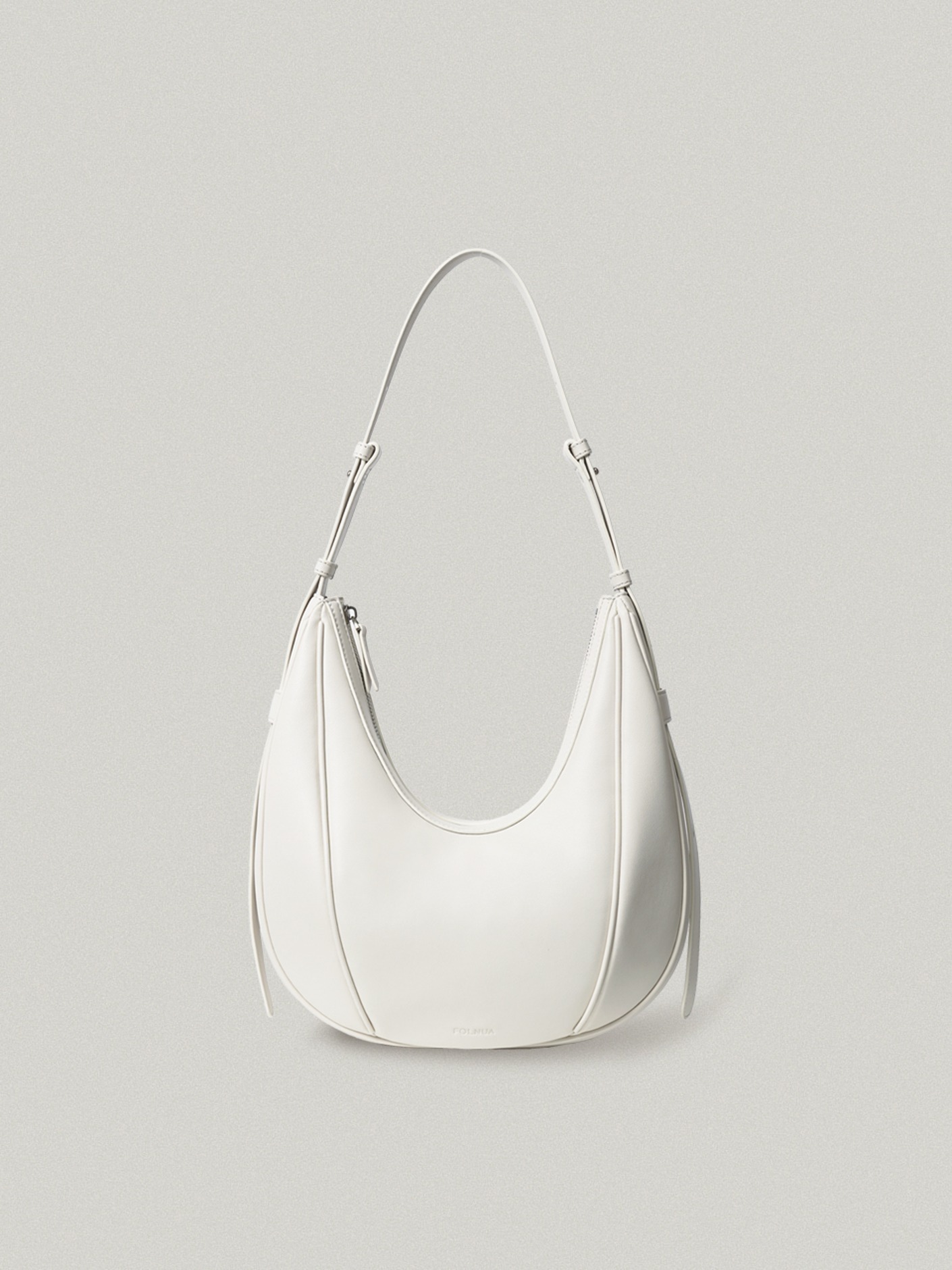 Oval bag Light gray - Plain오벌백 - 플레인